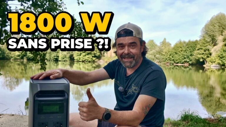 EcoFlow DELTA 3 Classic : mon test en camping, autonomie et recharge solaire