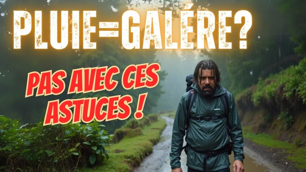 Randonner sous la pluie : le guide pratique (veste, poncho, météo, check-list)